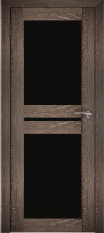 Межкомнатные двери АМАТИ 19 черное стекло