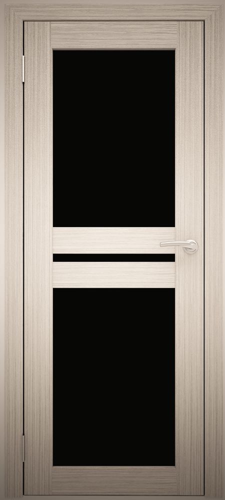 Межкомнатные двери АМАТИ 19 черное стекло