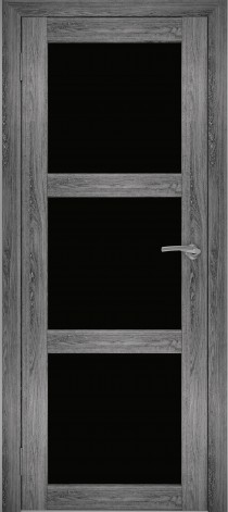 Межкомнатные двери АМАТИ 20 черное стекло