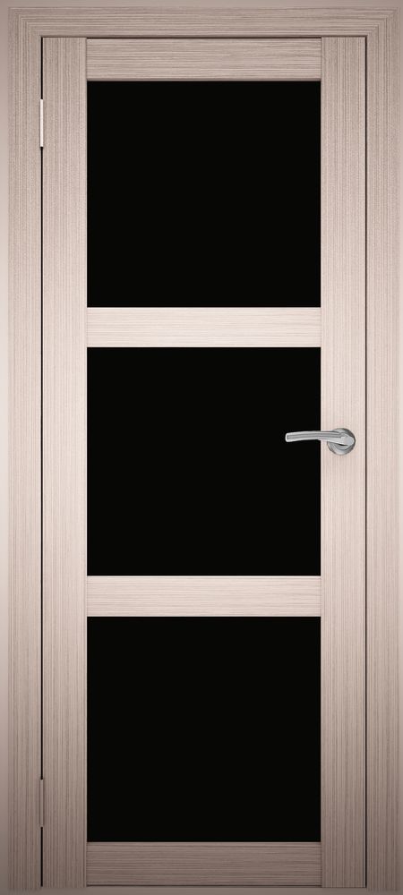 Межкомнатные двери АМАТИ 20 черное стекло