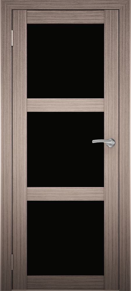 Межкомнатные двери АМАТИ 20 черное стекло