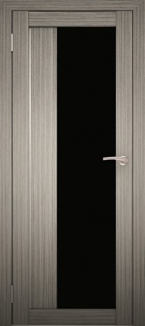 Межкомнатные двери АМАТИ 09 черное стекло