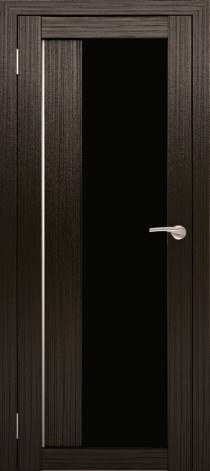 Межкомнатные двери АМАТИ 09 черное стекло