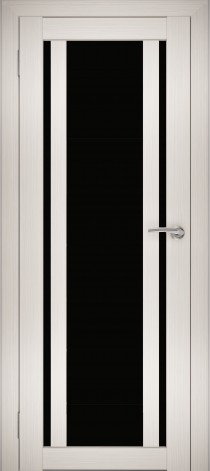 Межкомнатные двери АМАТИ 11 черное стекло