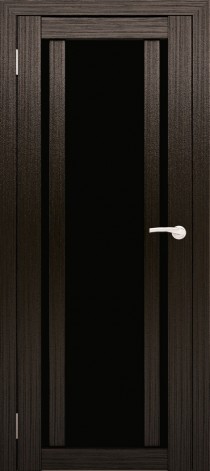 Межкомнатные двери АМАТИ 11 черное стекло