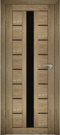 Межкомнатные двери АМАТИ 17 черное стекло