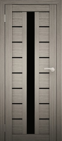 Межкомнатные двери АМАТИ 17 черное стекло