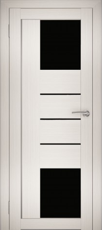 Межкомнатные двери АМАТИ 21 черное стекло