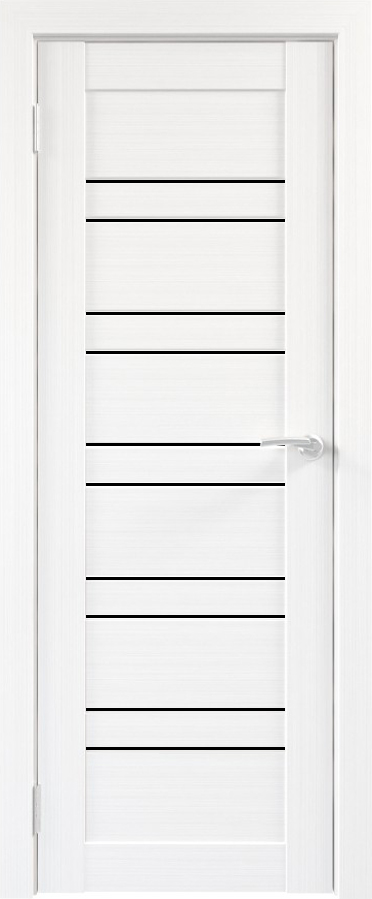 Межкомнатные двери АМАТИ 25 черное стекло