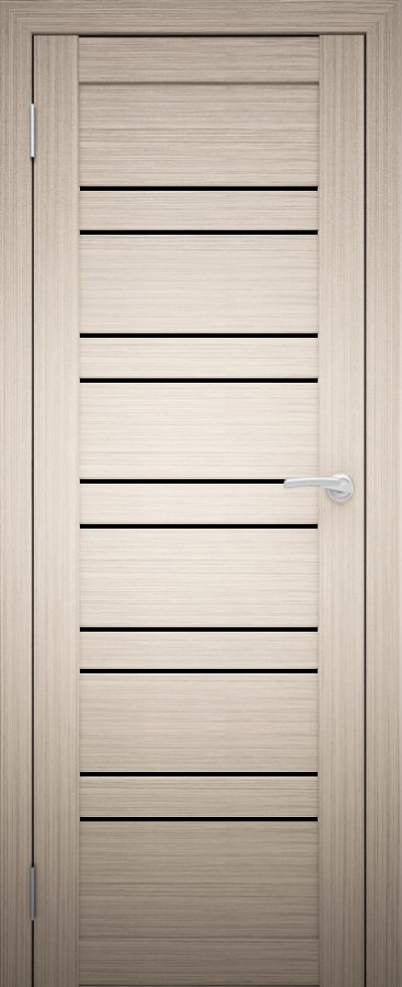 Межкомнатные двери АМАТИ 25 черное стекло