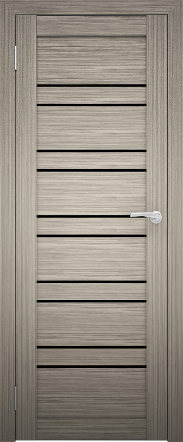 Межкомнатные двери АМАТИ 25 черное стекло