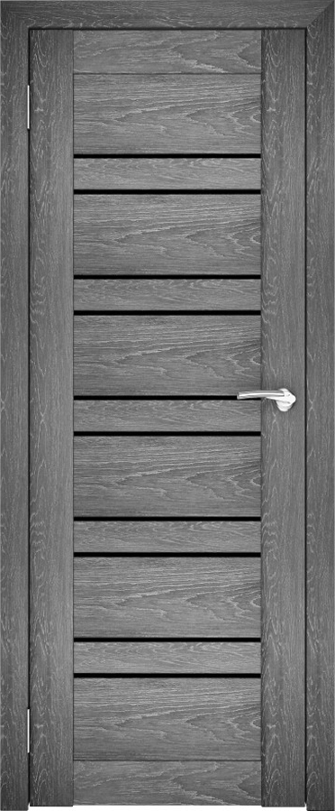 Межкомнатные двери АМАТИ 25 черное стекло