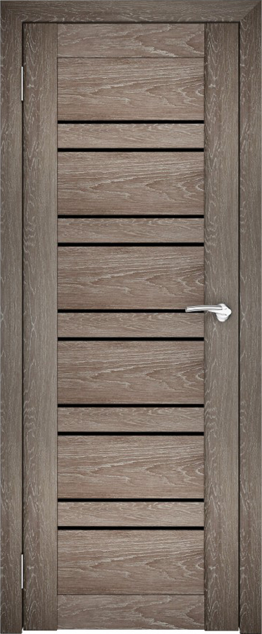 Межкомнатные двери АМАТИ 25 черное стекло