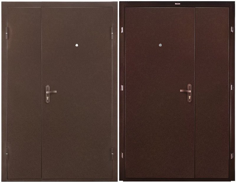 Входные металлические двери Промет Профи DL (двустворчатая/полуторка)