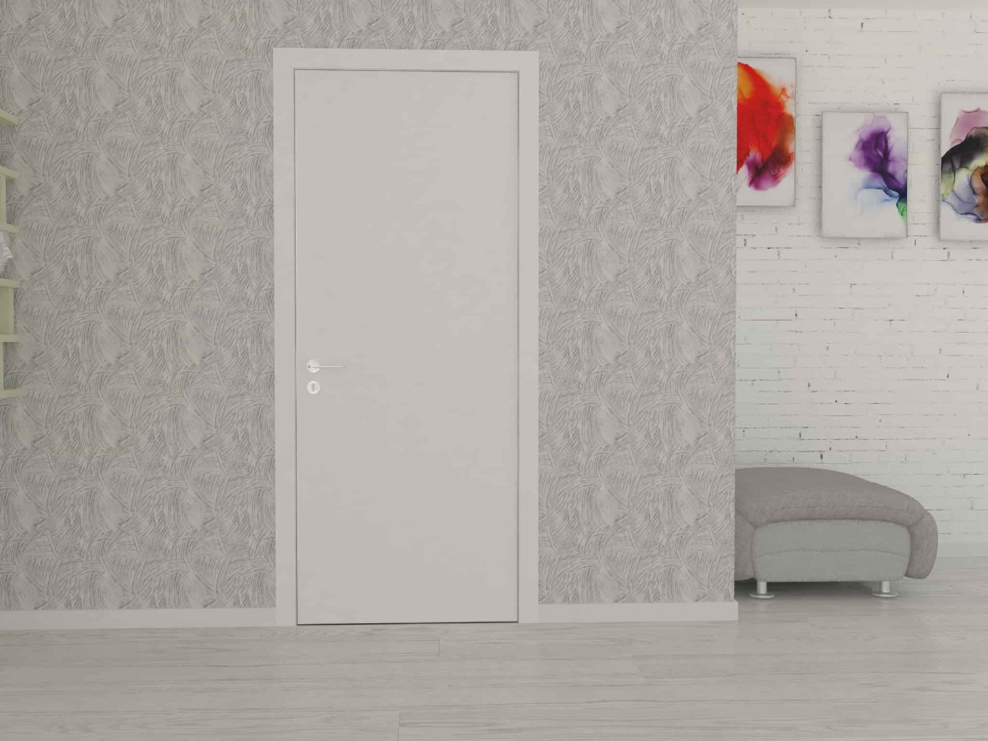 Межкомнатные двери Двери-невидимки Покош (с наличником)