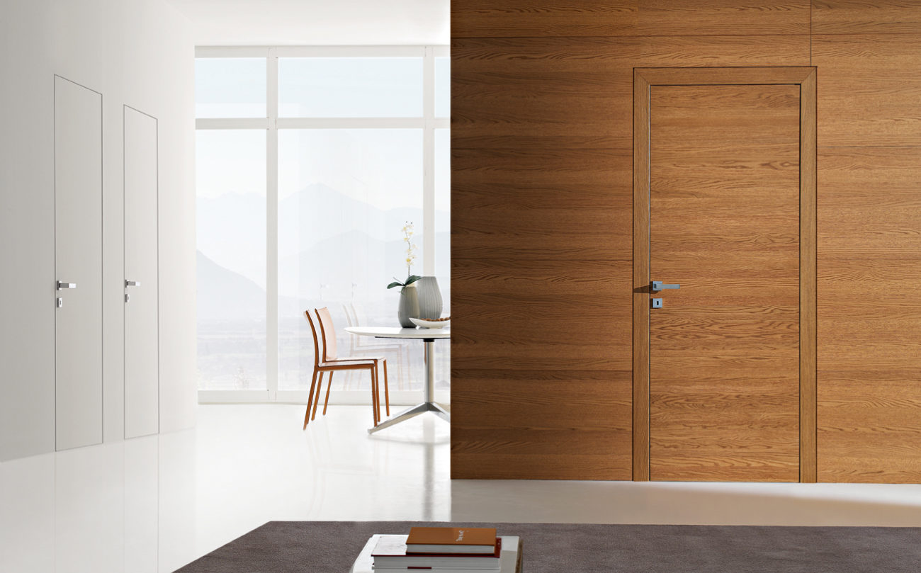 Межкомнатные двери Двери-невидимки Покош (с наличником)