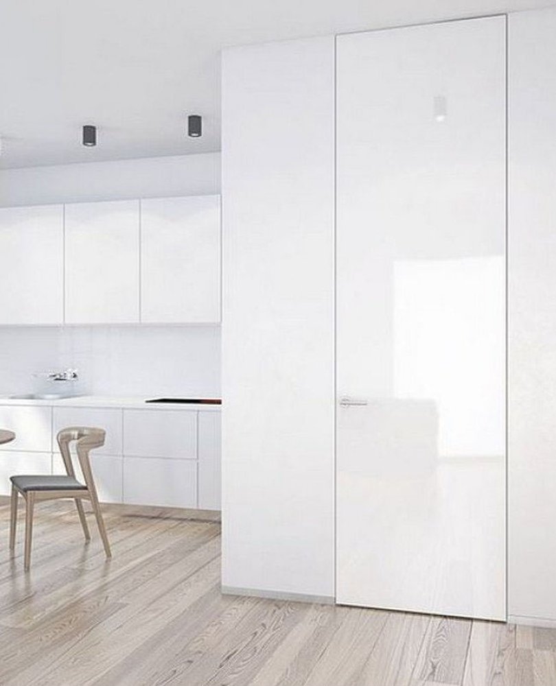 Межкомнатные двери Двери-невидимки Покош глянцевые