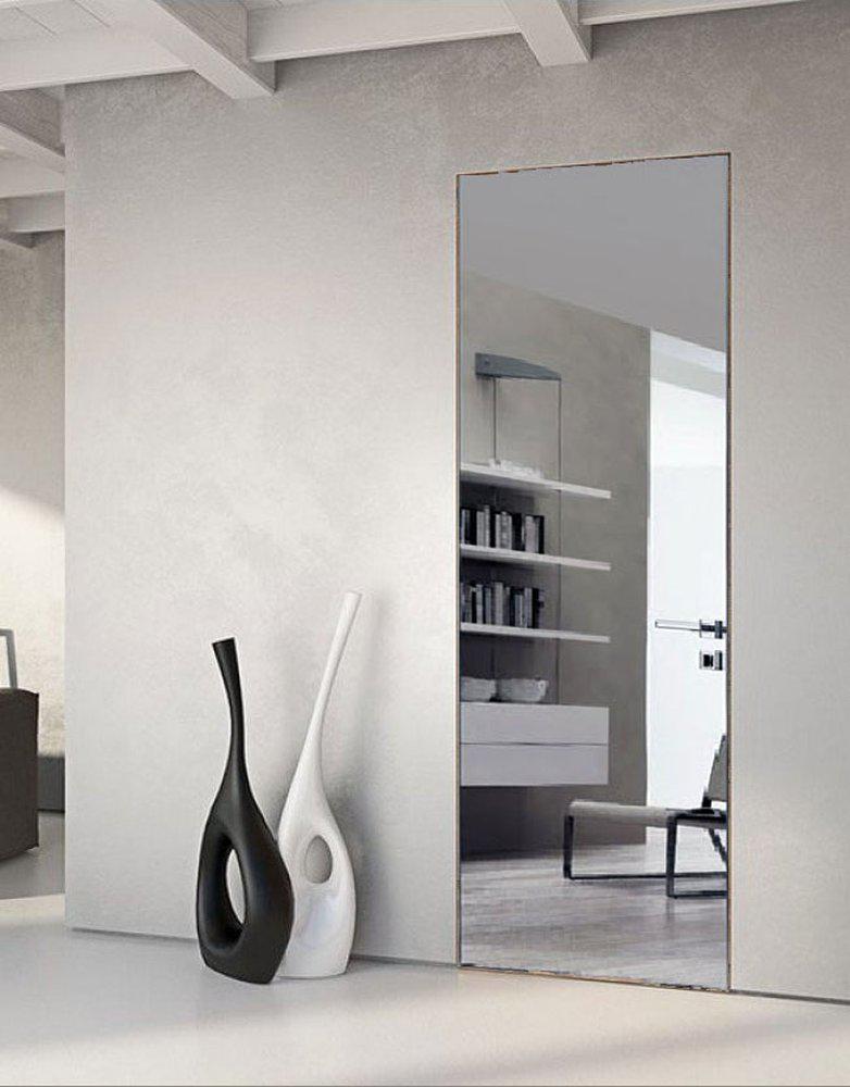 Межкомнатные двери Двери-невидимки Покош с зеркалом