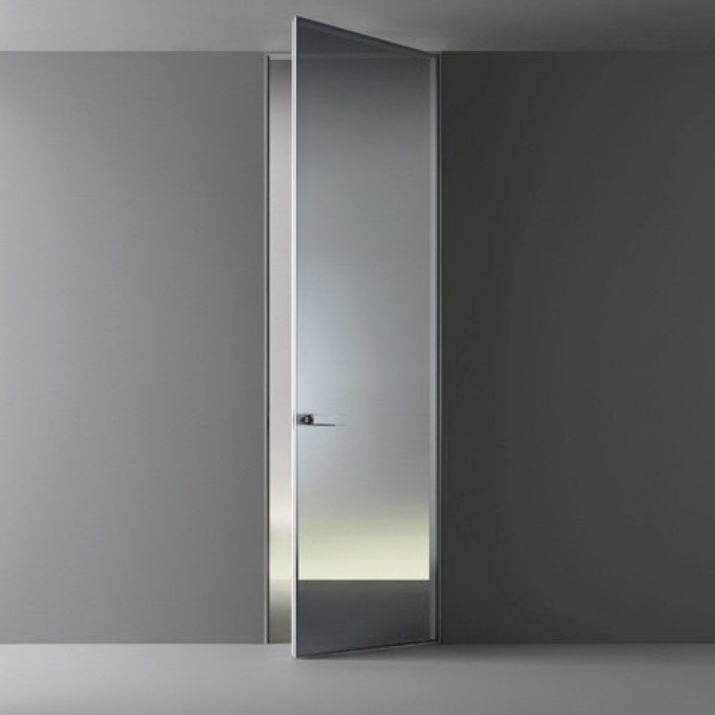 Межкомнатные двери Двери-невидимки Покош с зеркалом