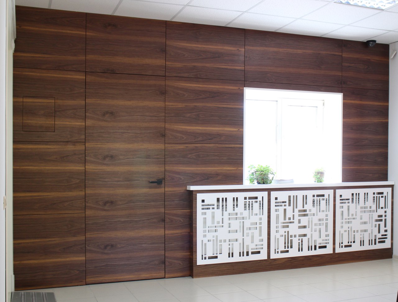 Межкомнатные двери Двери-невидимки Покош шпонированные