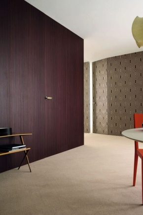 Межкомнатные двери Двери-невидимки Покош шпонированные