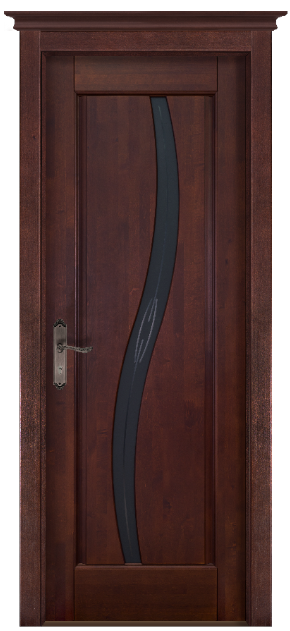 Межкомнатные двери СОЛО ПО - Махагон ОКА