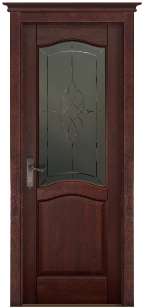 Межкомнатные двери Лео ДО - Махагон ОКА