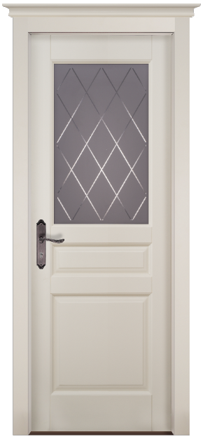 Межкомнатные двери Валенсия ДО Белый Ольха