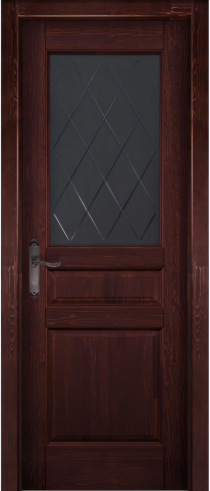 Межкомнатные двери Валенсия ДО Махагон, ольха