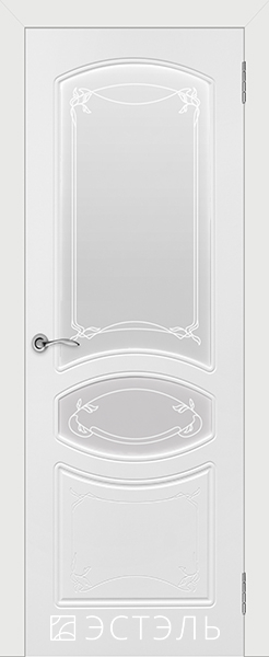 Межкомнатные двери Версаль, ДО, белая эмаль