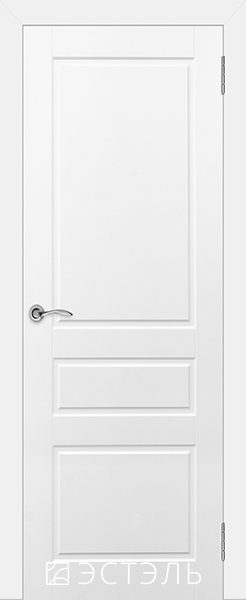 Межкомнатные двери Честер, ДГ, белая эмаль