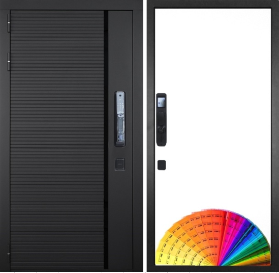 Входные металлические двери Пиано смарт 49 под покраску