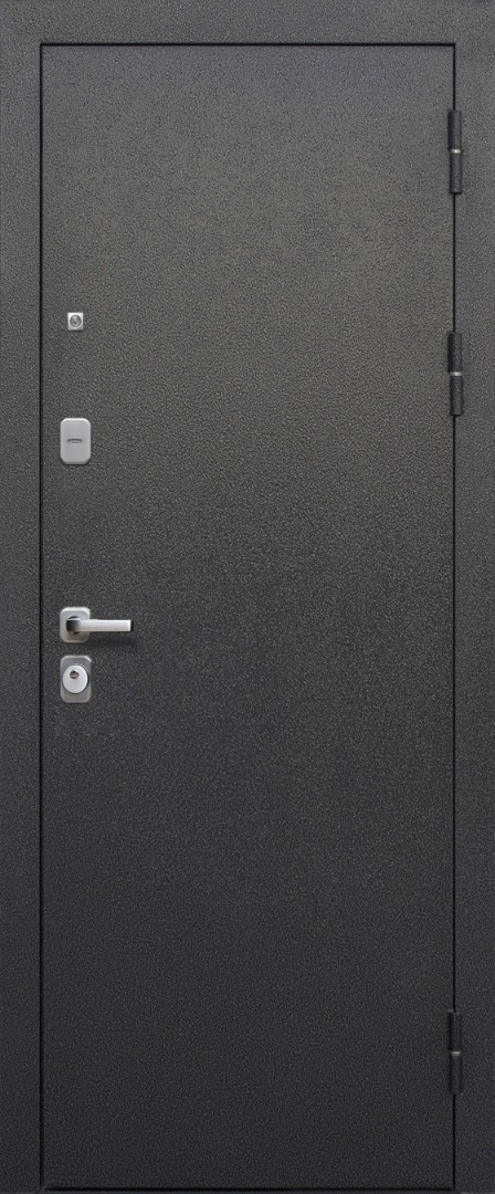 Входные металлические двери Гарда 9 Серебро Зеркало