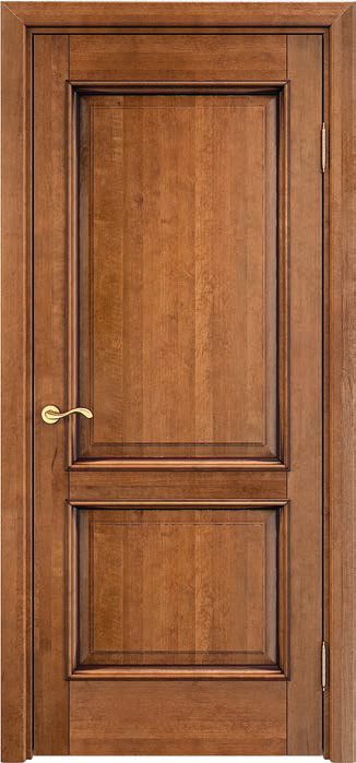 Межкомнатные двери ОЛ 13 орех 10% патина