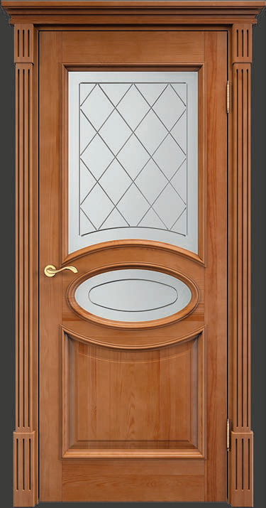 Межкомнатные двери ПМЦ Ш26 ДО орех 10%