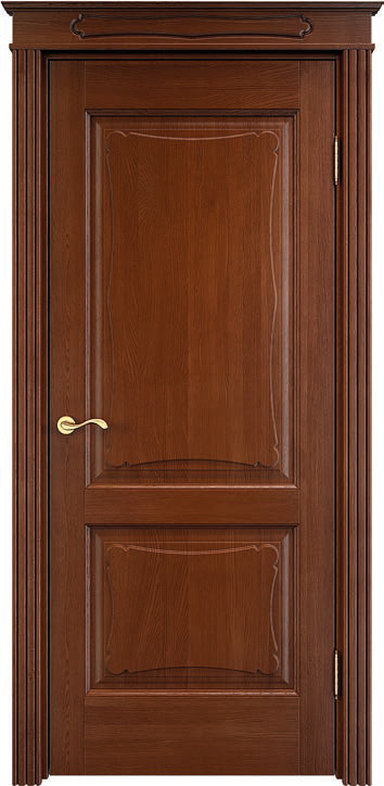 Межкомнатные двери Д 6/2 Коньяк