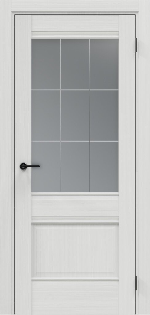 Межкомнатные двери Классико-43 Ice Milling White II