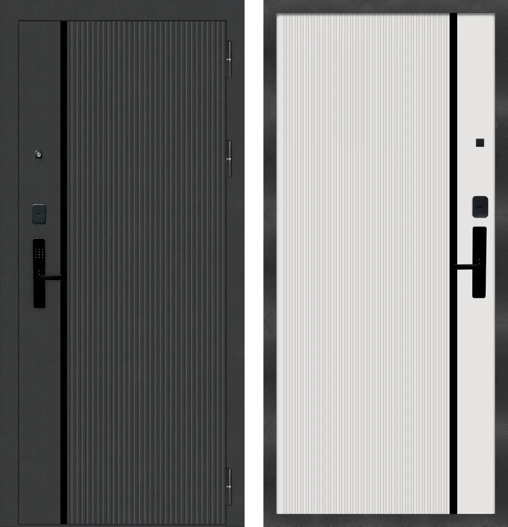 Входные металлические двери МеталЮр М9 S-11 Электронный замок