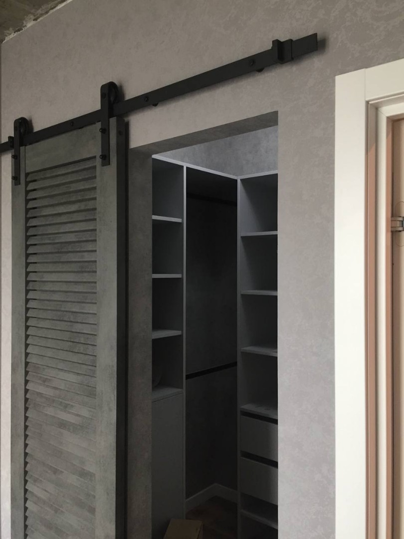 Межкомнатные двери Раздвижная дверь МДФ-Техно Dominika система Loft