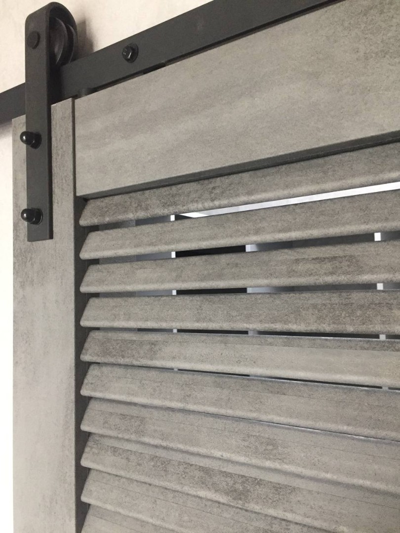 Межкомнатные двери Раздвижная дверь МДФ-Техно Dominika система Loft