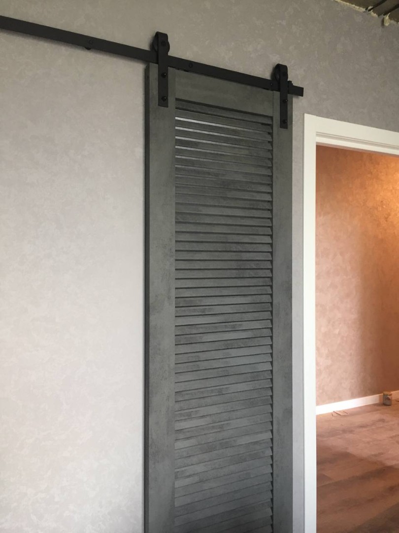 Межкомнатные двери Раздвижная дверь МДФ-Техно Dominika система Loft