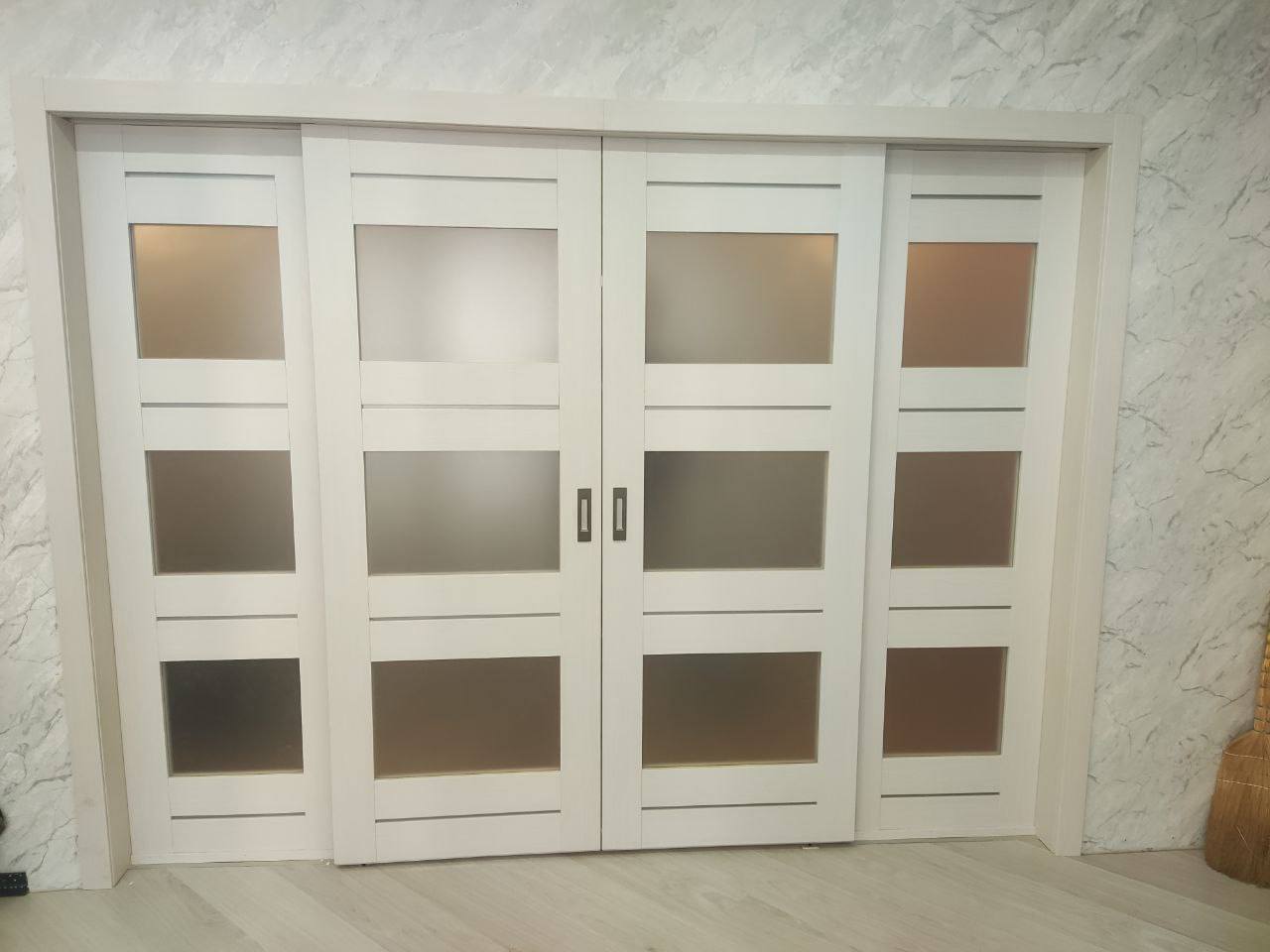 Межкомнатные двери Раздвижная дверь Динмар система пенал