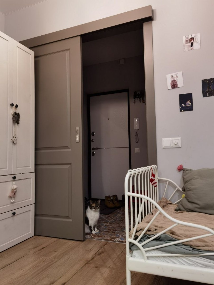 Межкомнатные двери Раздвижная дверь Newdoor 1 эмаль Мокко