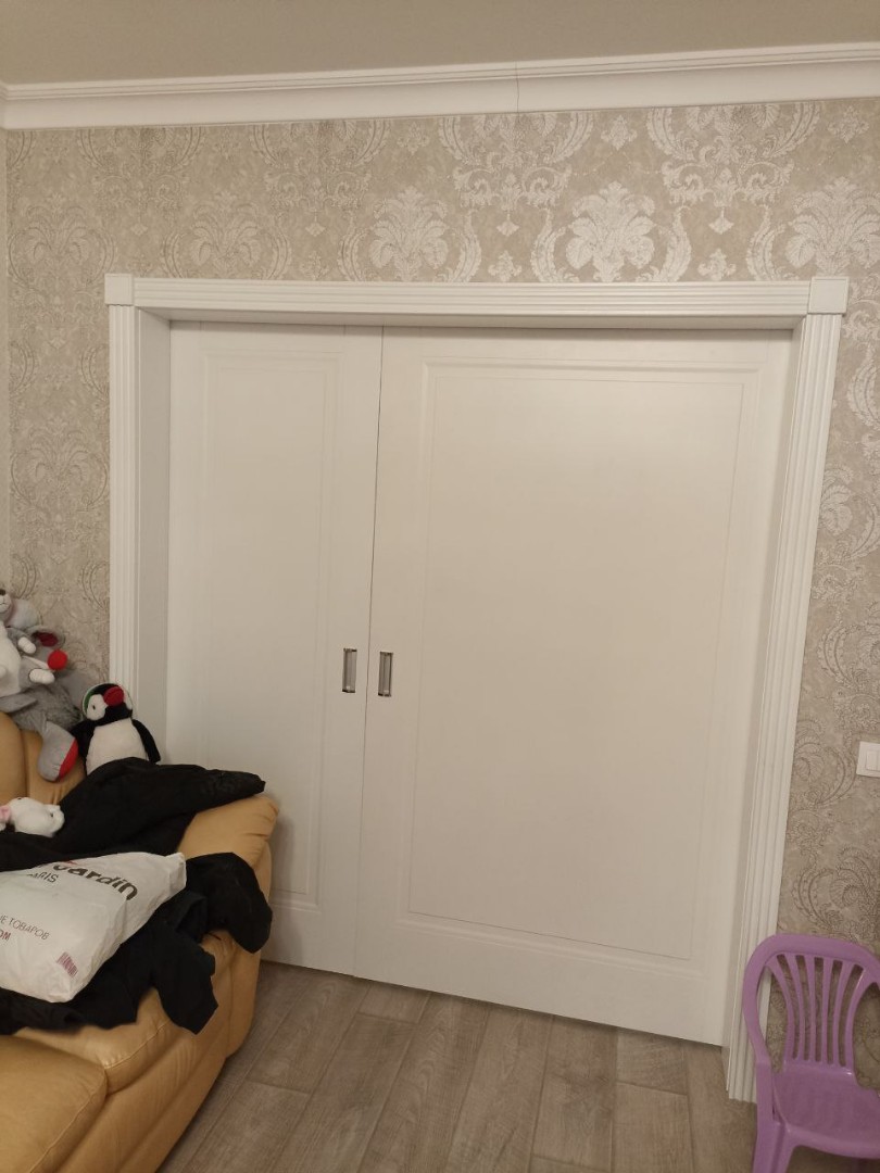 Межкомнатные двери Раздвижная дверь Динмар ПГ эмаль