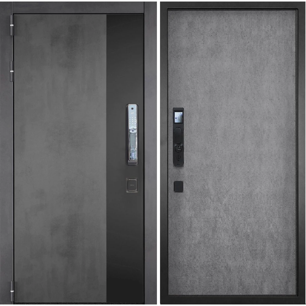 Входные металлические двери Роял смарт 77-1 Бетон невский