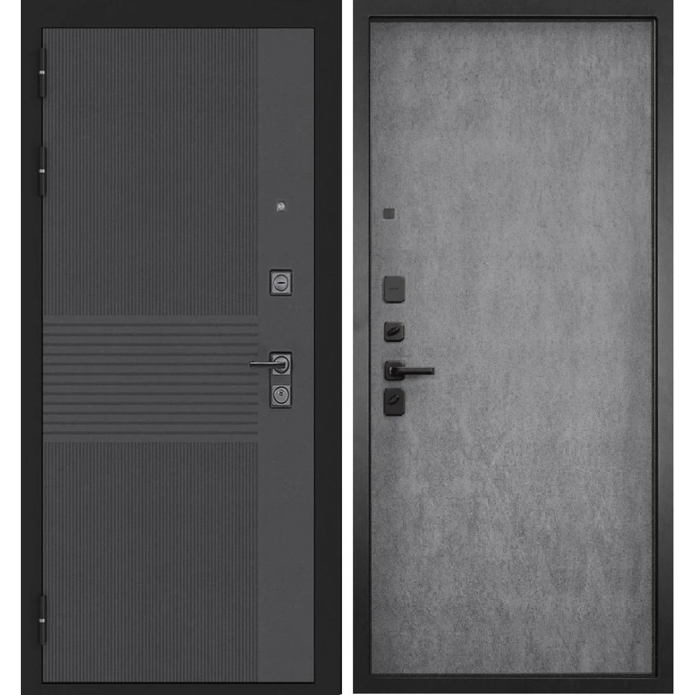 Входные металлические двери Гранж 77-1 Бетон невский
