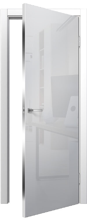 Межкомнатные двери MARK 01 Сатин графит