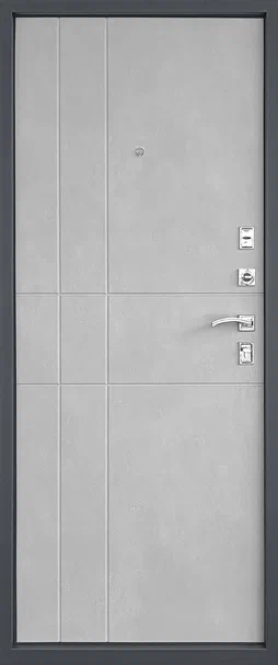 Входные металлические двери Промет Титан Антеро Бетон снежный