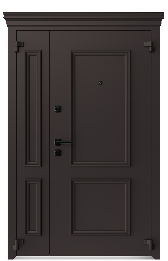 Входные металлические двери Металюкс Boston AG6018 полуторная дверь