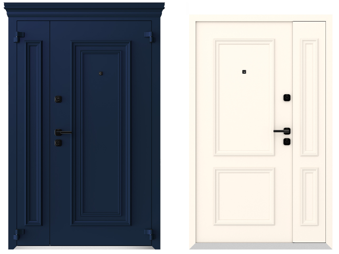 Входные металлические двери Металюкс Boston AG6020 полуторная дверь